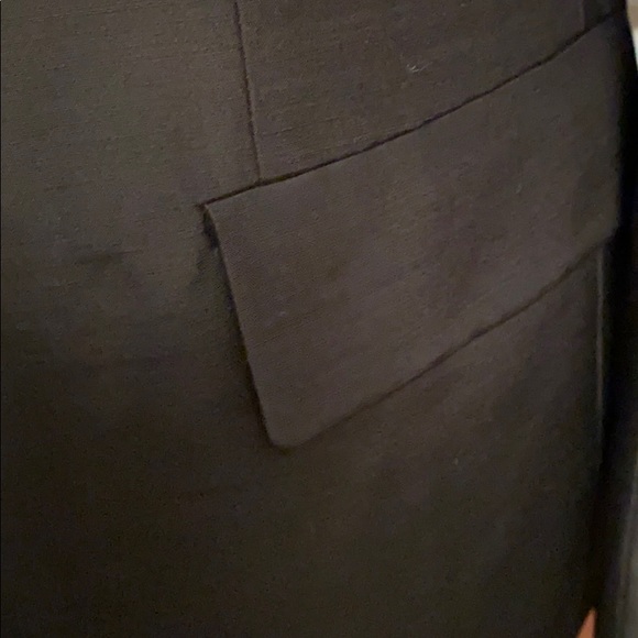 Magaschoni wool/silk blazer jet black size 6 NWT - Picture 4 of 9